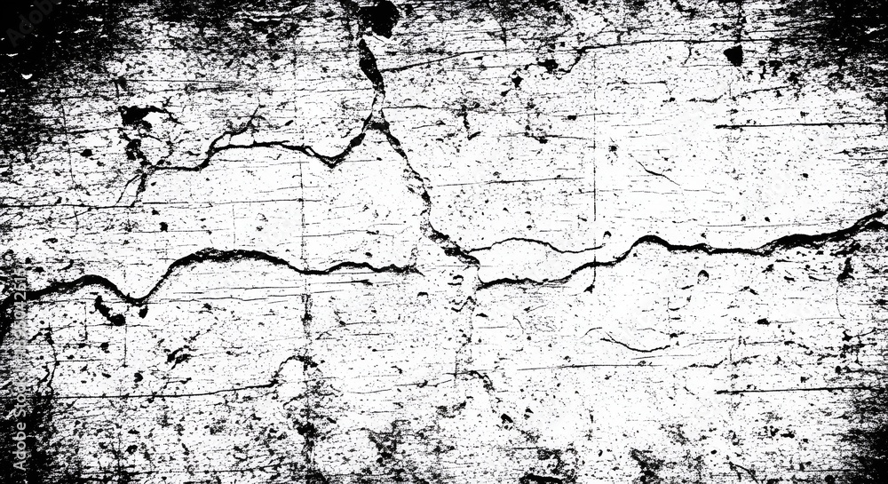 Obraz premium cracked wall texture, grunge background, damaged surface