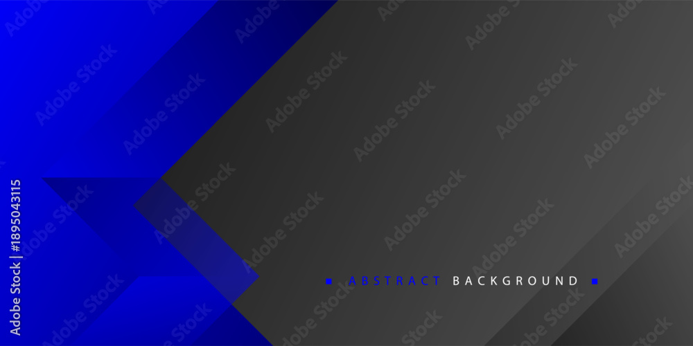 Obraz premium Abstract Blue and gray arrow shape vector background for corporate concept, template, poster, brochure, website, flyer design. Vector illustration 