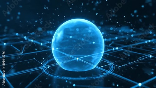 Global network connected sphere