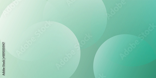 Soft Green Abstract Background With Circular Shapes For Calm Modern Design And Gentle Visual Appeal