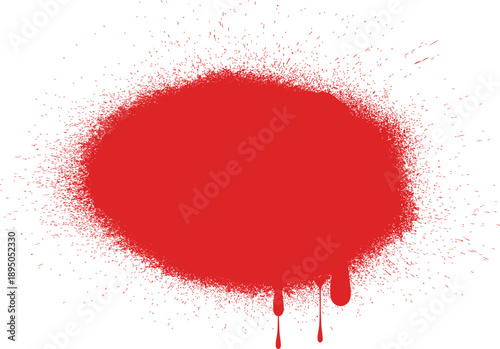 graffiti spray background. vector spray paint shape with messy stains black and Red, Grunge banner. Red paint, blood spray, blood flowing.eps