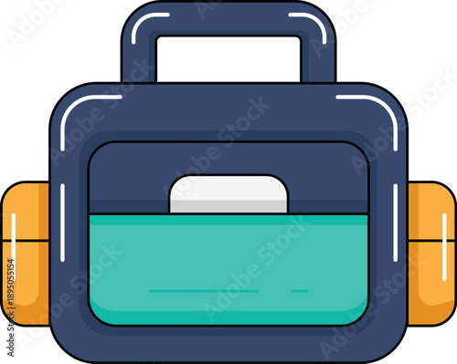 image of Diaper bag illustration icon