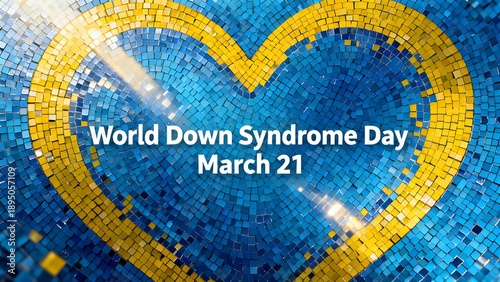 World Down Syndrome Day Celebration Banner Design