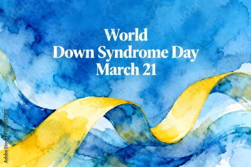 Down Syndrome Awareness Graphic Design for World Day