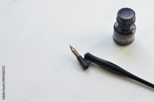 Paper, ink and calligraphy pens. Lettering Workshop details