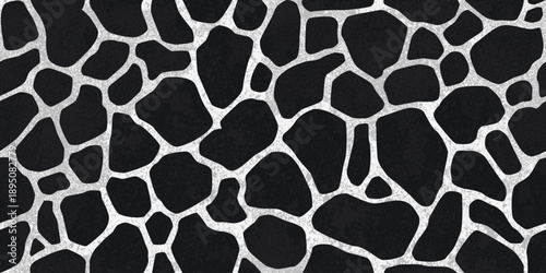 Vector illustration of seamless stone pattern creating natural textured background for modern design, decoration and surface concepts