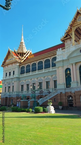 Wallpaper Mural A majestic view of the Ananta Samakhom Throne Hall in Bangkok, Thailand, showcasing its grandeur and intricate design under a clear blue sky Torontodigital.ca
