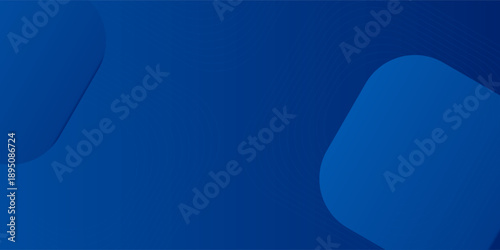 Abstract blue background with glowing geometric lines. Modern blue gradient square shape design.