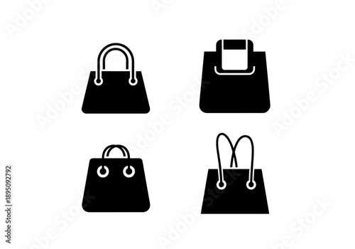 set of bags vector illustration