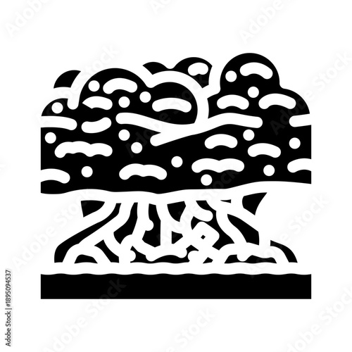 Mangrove tree with dense stilt roots and lush foliage thriving in coastal wetland, illustrating tidal mud habitat, biodiversity, resilience and tropical shoreline ecosystem maintenance