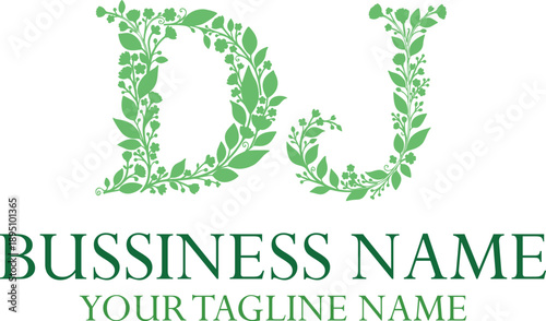 DJ D dj initial logo | initial based abstract modern minimal creative logo, vector template image. luxury logotype logo, real estate homie logo. typography logo. initials logo