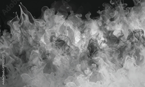 Organic vapor motion forming a visually engaging abstract background
