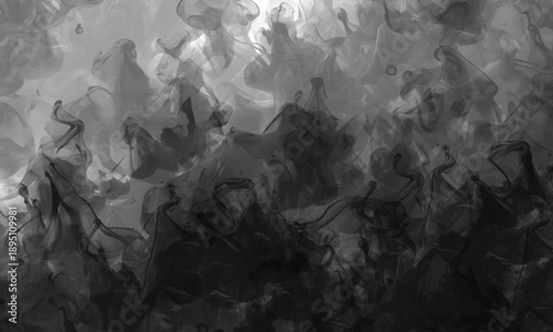 Soft vapor flow shaping a dreamy abstract background