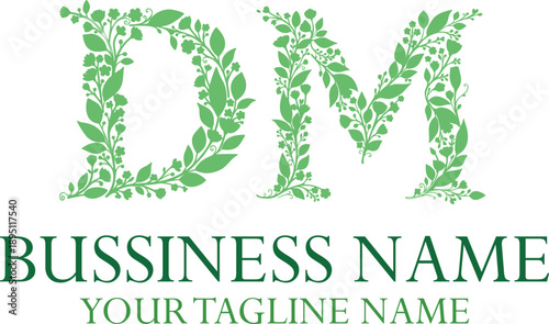 DM D dm initial logo | initial based abstract modern minimal creative logo, vector template image. luxury logotype logo, real estate homie logo. typography logo. initials logo