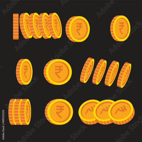 Gold coins crypto gold coins eps file foe download