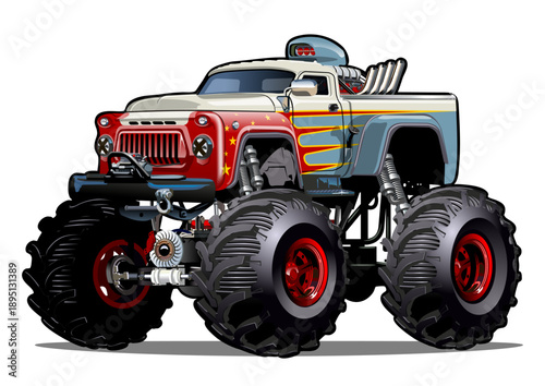 Cartoon Monster Truck