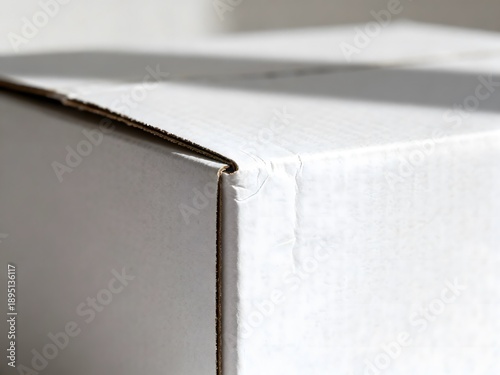 white cardboard