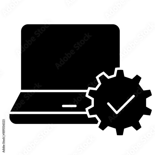 Maintenance vector icon. Technical support Illustration sign. Installing updates symbol. Bow logo.