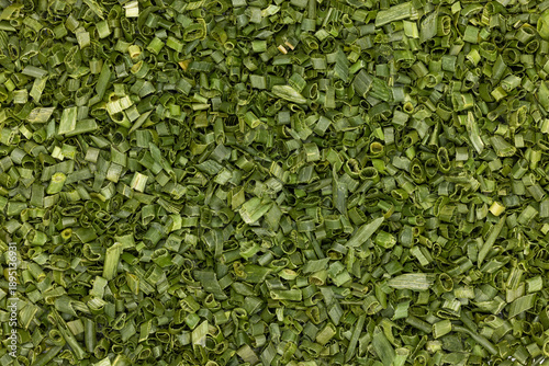 Full frame close up macro shot of dried chives