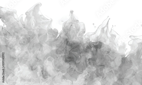 Flowing smoke clouds creating an ethereal abstract background