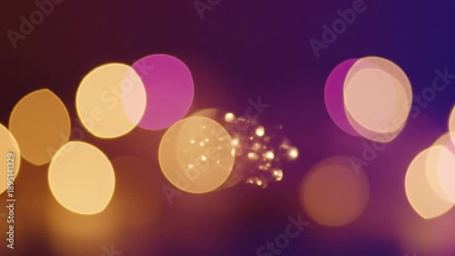 Abstract colorful bokeh effect with soft focus for artistic backgrounds