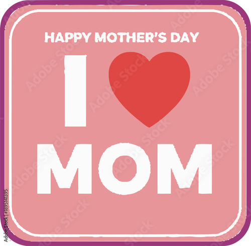 Happy mother's day greeting card with heartfelt message