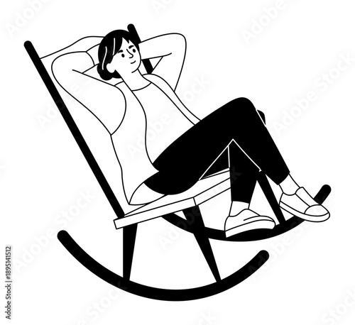 Hand drawn style illustration depicting coconut drink
