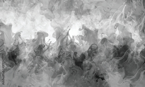 Smoky motion creating a dramatic and immersive abstract design