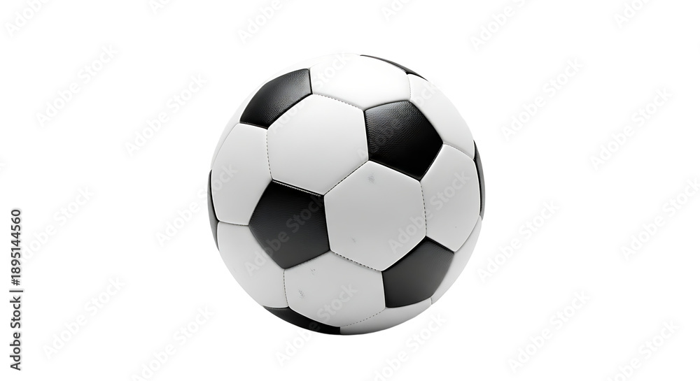 Fototapeta premium A soccer ball on transparent background