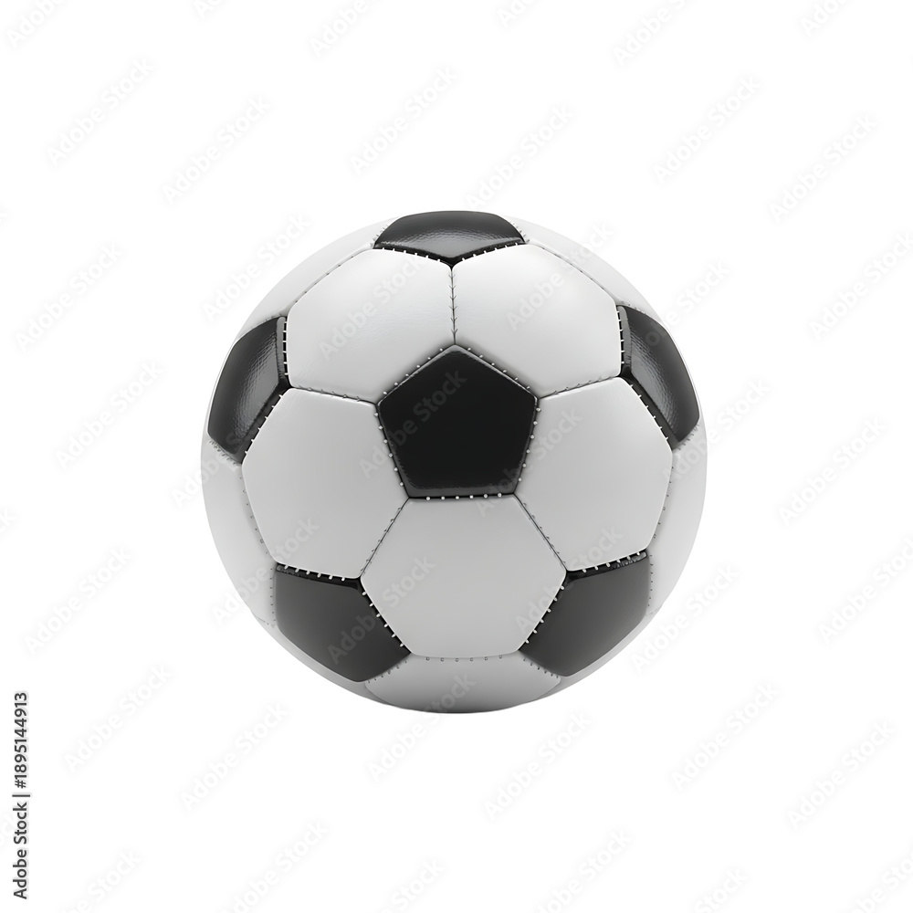 Fototapeta premium A soccer ball on transparent background