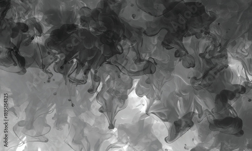 Fluid smoke motion shaping a contemporary abstract background
