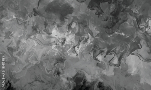 Abstract smoke movement revealing organic shapes and transitions