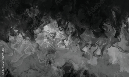 Abstract smoke movement revealing organic shapes and transitions