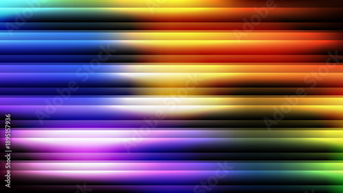 Vibrant abstract background with dynamic motion streaks, fluid colorful patterns, creating a mesmerizing visual effect from a close-up viewpoint.