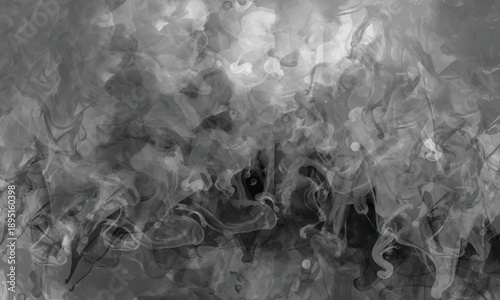 Fluid smoke expressions blending chaos and serenity