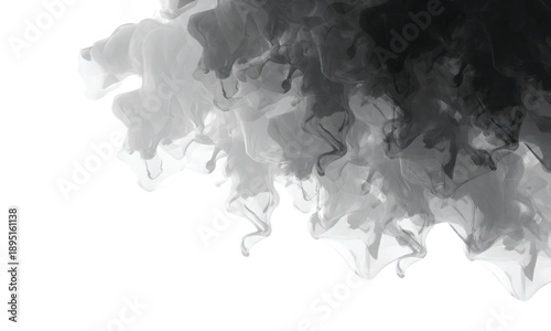 Ethereal smoke motion creating a poetic abstract visual experience