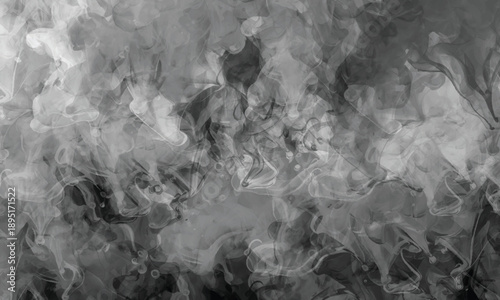 Abstract smoky atmosphere with organic flow and subtle contrast