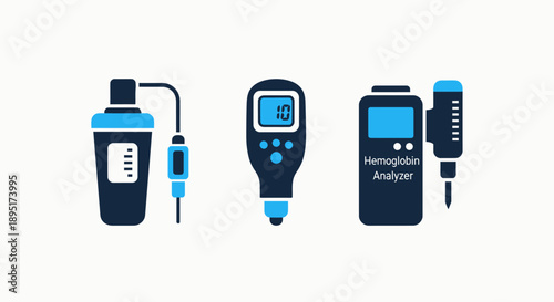 Portable Hemoglobin Analyzer Devices for Blood Testing, Medical Diagnostics, and Health Monitoring