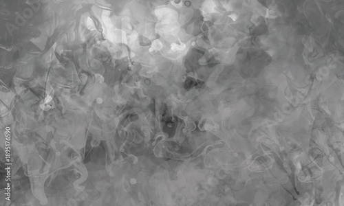 Abstract vapor movement expressing chaos and elegance in harmony