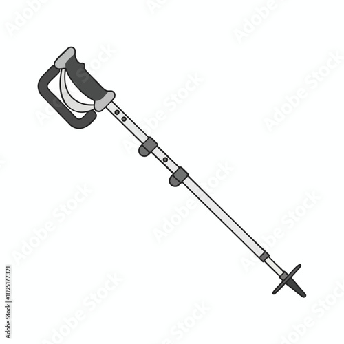 Electric Garden Weed Trimmer Illustration