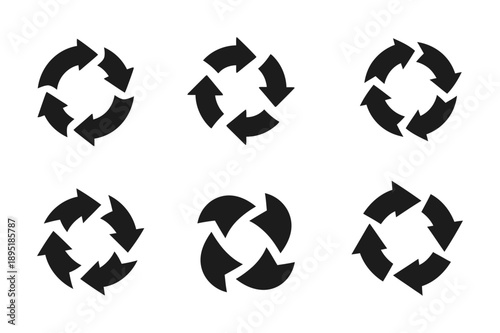 Transform icon silhouette vector isolated illustration symbol