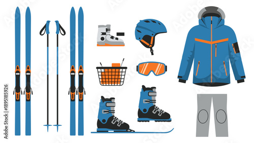 Essential winter sports gear for skiing and snowboarding enthusiasts