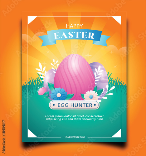 poster happy easter day 