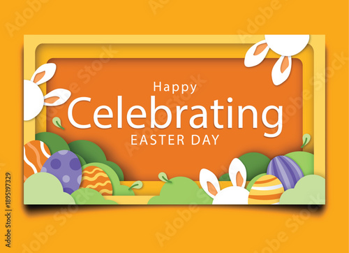 poster happy easter day 