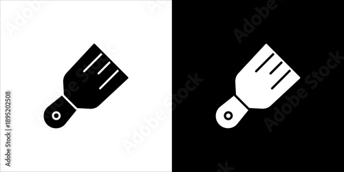Paint Brush Icon Sheet Black And White