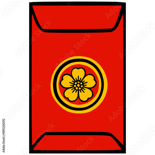 Chinese New Year Icon Set Vector Illustration
