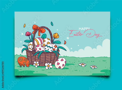 poster happy easter day 