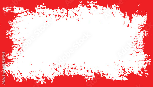 Vibrant red and white textured background with a central blank area, perfect for text