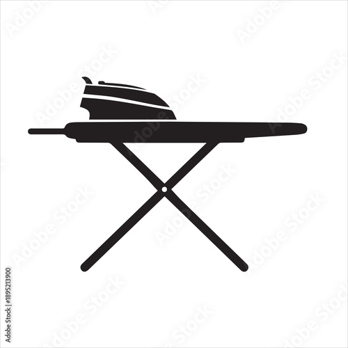 ironing board isolated on white