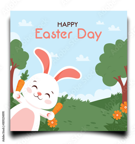 poster happy easter day 